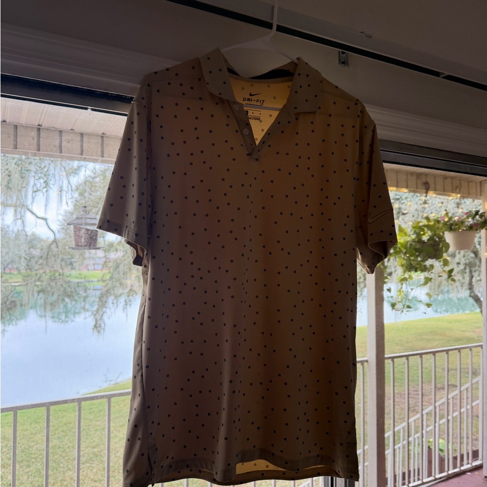 Nike Tan Polo Shirt